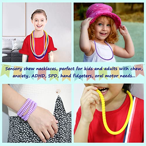 Camptemp Chew Necklaces for Sensory Kids, 4 Pack Silicone India | Ubuy